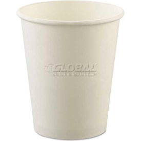 SOLO® Uncoated Paper Cups 8 Oz. Hot Drinks White 1000 Qty.