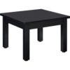 Interion® Wood End Table - 24"" x 24"" - Black