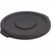 Carlisle Bronco Round Waste Container Lid 10 Gallon Gray - 34101123
