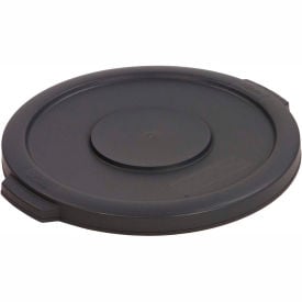 Carlisle Bronco Round Waste Container Lid 10 Gallon Gray - 34101123