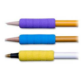 Tatco Ribbed Foam Pencil Cushions 1-3/4""L Assorted 50/Box
