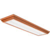 Lithonia Lighting FMFL 30840 CAML OA LED Cambridge Linear Flush Mount 35W 4000CCT Oak