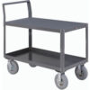 Global Industrial™ Service Cart w/2 Shelves 1200 lb. Capacity 48""L x 30""W x 31""H Gray