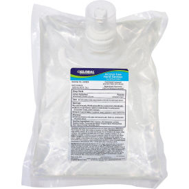Global Industrial™ Instant Hand Sanitizer Alcohol Free 1200ml Foam Refill - 6 Refills/Case