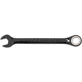 Proto JSCV14F Black Chrome Combination Locking Flex-Head Ratcheting Wrench 7/16"" - Spline