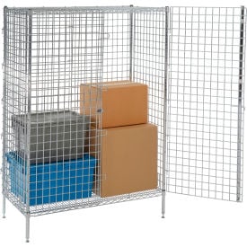 Nexel® 1 Shelf Poly-Z-Brite® Security Wire Shelving Unit 36""W x 24""D x 66""H