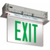 Lithonia Lighting EDGR 2 GMR EL M4 - LED Edge-Lit Exit Sign Green
