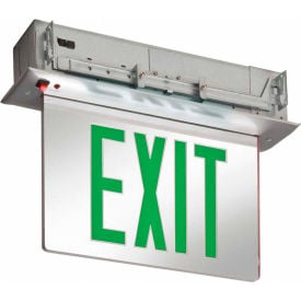Lithonia Lighting EDGR 2 GMR EL M4 - LED Edge-Lit Exit Sign Green
