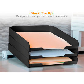 Bostitch Konnect Letter Tray Black