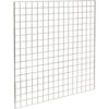 4'W X 4'H - Wire Grid Wall Panel - Chrome
