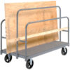 Global Industrial™ Panel Sheet & Lumber Truck with Carpeted Deck 2400 Lb. Capacity