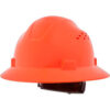 Jackson Safety Advantage Full Brim Hard Hat Vented 4-Pt. Ratchet Suspension Orange