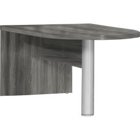 Safco® Aberdeen 72""W Freestanding Peninsula 72""W x 36""D x 29-1/2""H Gray Steel