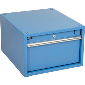 Global Industrial™ Steel Drawer 17-1/4""W x 20""D x 12""H Blue