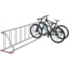 Global Industrial Single-Sided Grid Bike Rack 9-Bike Capacity Powder Coated Steel