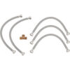 Replacement Water Inlet Pipe Assembly for Global Industrial™ Wall Mounted Wash Fountain 604083