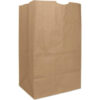 Extra Heavy Duty Paper Grocery Bags #20 Squat 8-1/4""W x 5-15/16""D x 13-1/8""H Kraft 500/Pack