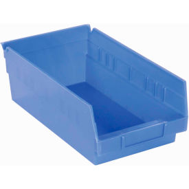 Akro-Mils Plastic Nesting Storage Shelf Bin 30150 - 8-3/8""W x 11-5/8""L x 4""H Blue