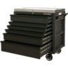 Extreme Tools EX4106TCMBBK 41""W x 25-3/4""D x 43-7/8""H 6 Drawer Matte Black Flip Top Tool Cart