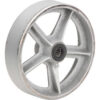 Global Industrial™ 8"" x 2"" Semi-Steel Wheel - Axle Size 3/4""