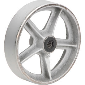 Global Industrial™ 8"" x 2"" Semi-Steel Wheel - Axle Size 3/4""