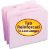 Smead® File Folders 1/3 Cut Reinforced Top Tab Letter Lavender 100/Box