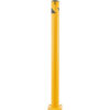 Global Industrial™ Steel Safety Bollard W/Chain Slots & Removable Cap 4.5""D x 60""H