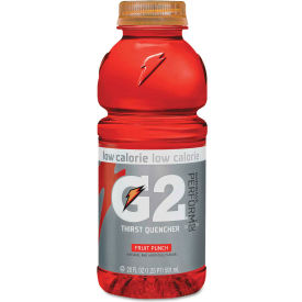 Gatorade® G2 Perform 02 Low-Calorie Thirst Quencher Fruit Punch 20 oz Bottle 24/Carton