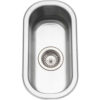 Houzer® Stainless Steel Club Series Undermount Compact Bar/Prep Sink
