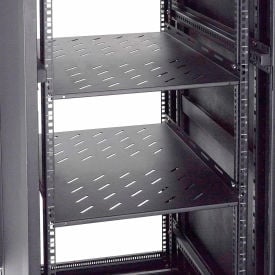 Global Industrial™ Vented Shelf 18-1/2""W x 28""D x 2""H Black