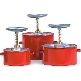Eagle Steel Plunger Cans - 8"" Dia.X10-3/4""H - 4-Quart Capacity