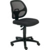 Interion® Mesh Office Chair With Mid Back Fabric Black