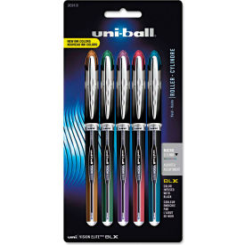 uni-ball® VISION ELITE BLX Series Rollerball Pen - 0.5 mm - Assorted - 5 Pack