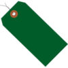 Global Industrial™ Plastic Shipping Tag Pre Wired#5 4-3/4""L x 2-3/8""W Green 100/Pack