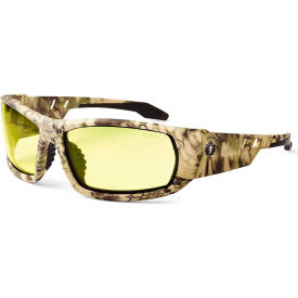 Ergodyne® 50350 Skullerz® Odin Safety Glasses Kryptek Frame/Yellow Lense