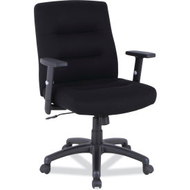 Alera® Kesson Series Petite Office Chair 300 lb Cap 17.71"" - 21.65"" Seat Height Black