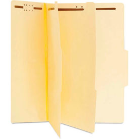 Universal® Manila Classification Folders Letter Six-Section 15/Box