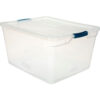 Rubbermaid® Cleverstore™ Clear Latching Storage Tote w/Lid 71 Quart 23-1/2x18-5/8x12-1/4
