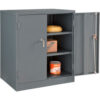 Global Industrial™ Counter Height Cabinet 36""W x 24""D x 42""H Unassembled Gray