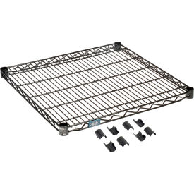 Nexel® S2430B Black Epoxy Wire Shelf 30""W x 24""D