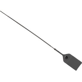 Global Industrial™ Adjustable Extinguisher Tamper Seal 9""L Black 100/Pack