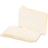 Universal® File Folders 1/5 Cut Assorted One-Ply Top Tab Legal Manila 100/Box