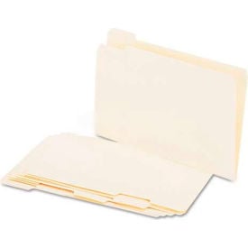 Universal® File Folders 1/5 Cut Assorted One-Ply Top Tab Legal Manila 100/Box