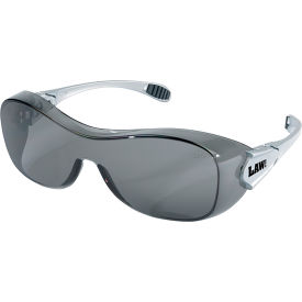MCR Safety® RT110AF Safety Glasses RT1 Series Black Frame Clear Anti-Fog Lens