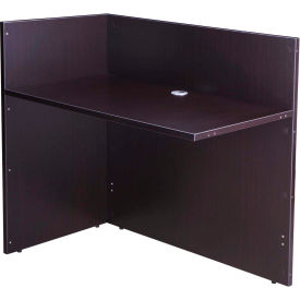 Boss Reception Desk Return Shell - 42"" - Mocha