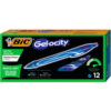 BIC® Gel-ocity Quick Dry Retractable Gel Pen Medium 0.7mm Blue Ink/Barrel Dozen