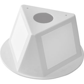 Global Industrial™ Inventory Control Cone W/ Dry Erase Decals White