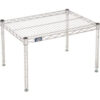 Nexel® Chrome Wire Dunnage Rack - 24""W x 18""D x 14""H