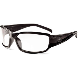 Ergodyne® Skullerz® Thor Safety Glasses Clear Lens Black Frame