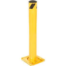 Global Industrial™ Steel Safety Bollard W/Removable Base and Cap 5.5'D x 36''H